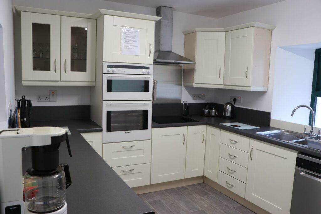 Shared kitchen in Newtown House